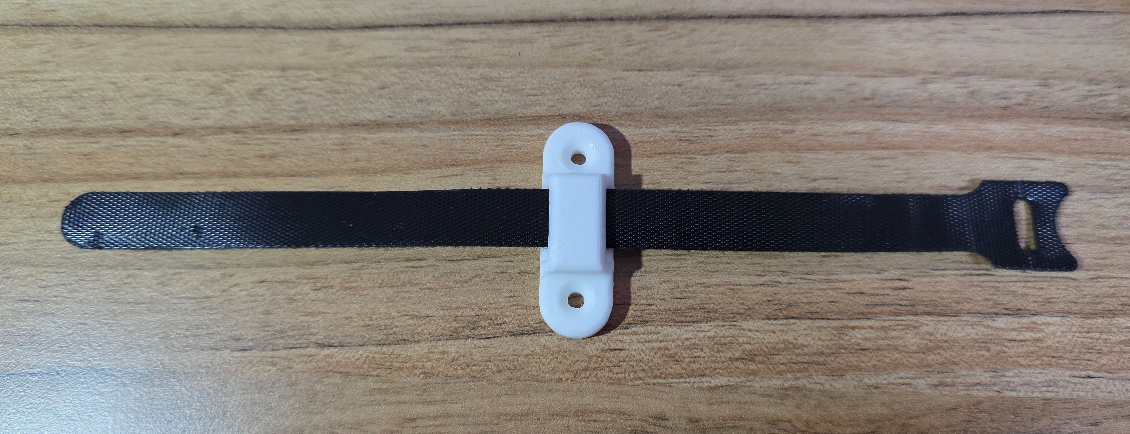Velcro fastening clip