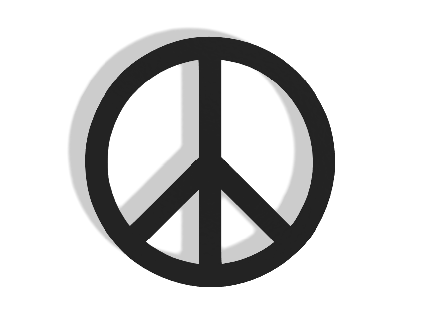 Peace Symbol Decor
