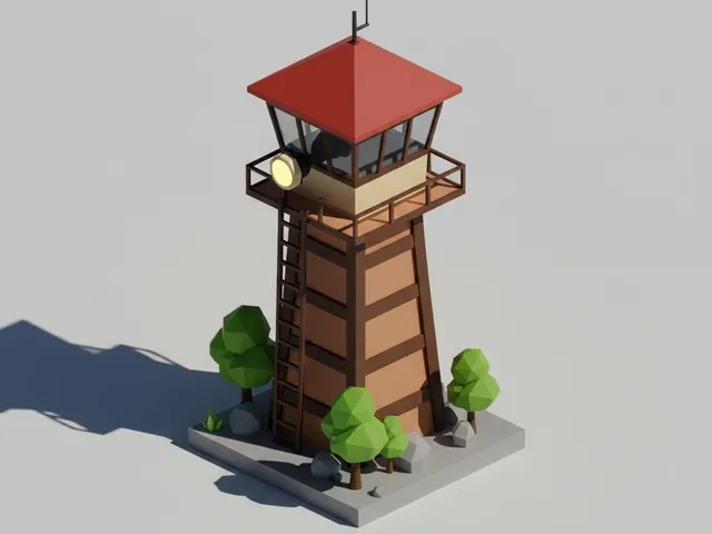 Low Poly Watch Tower