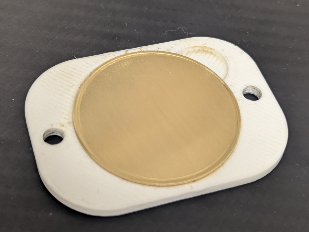 40mm Challenge coin laser jig