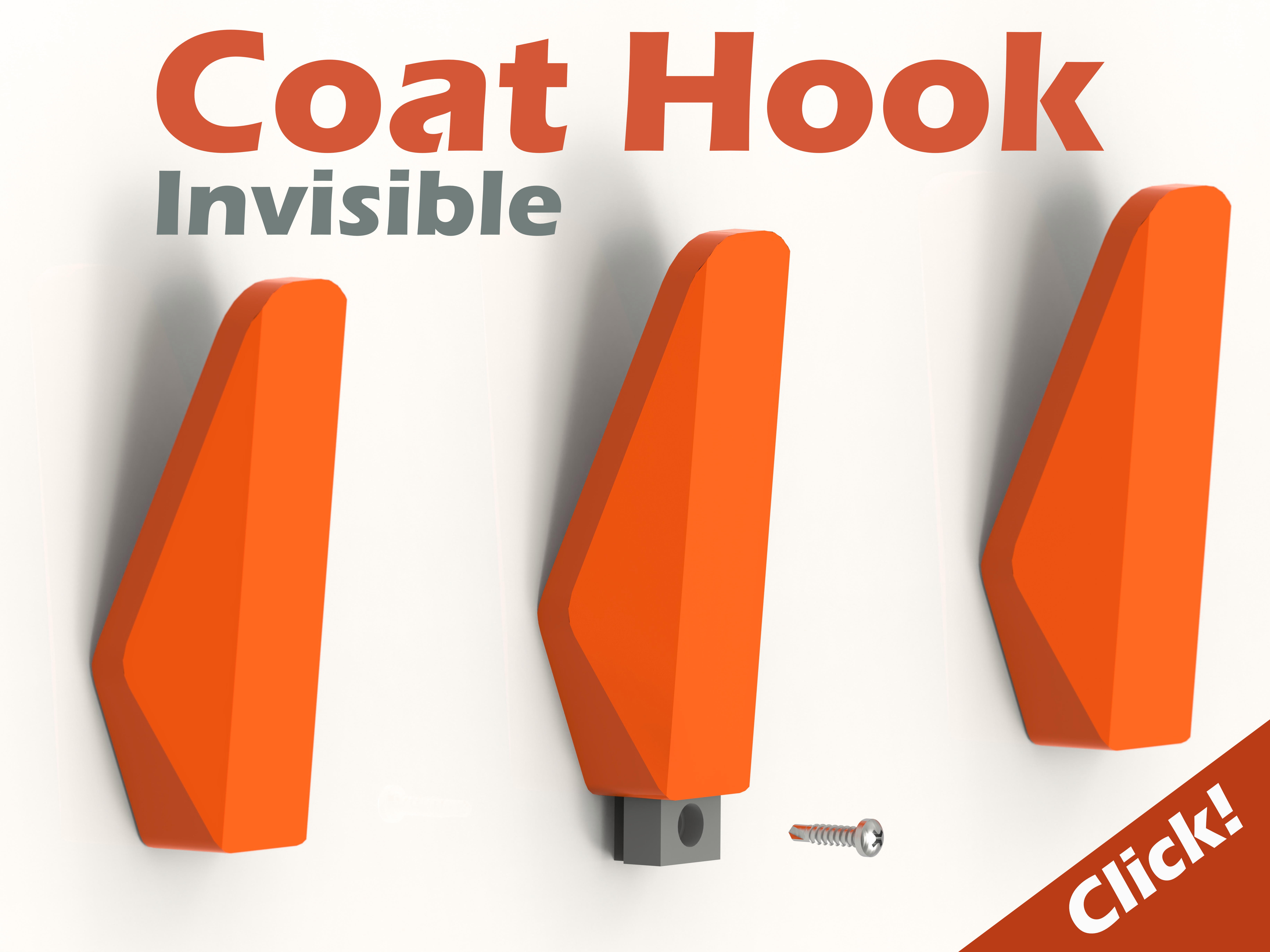 Invisible Wall Hook