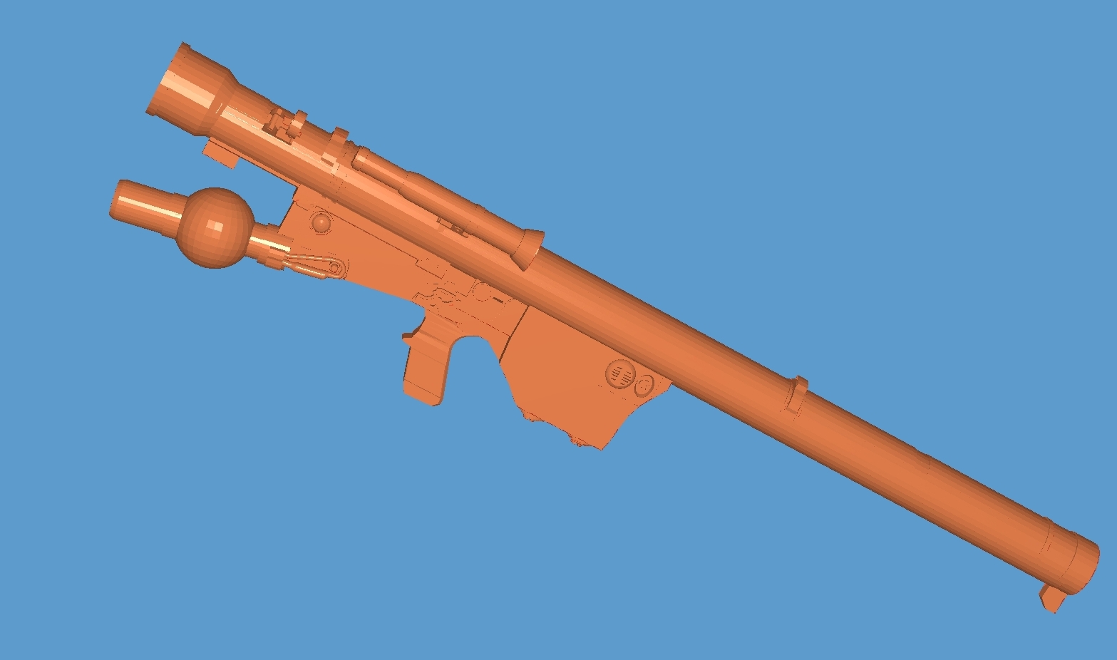 1/12 scale MPADS anti air launcher