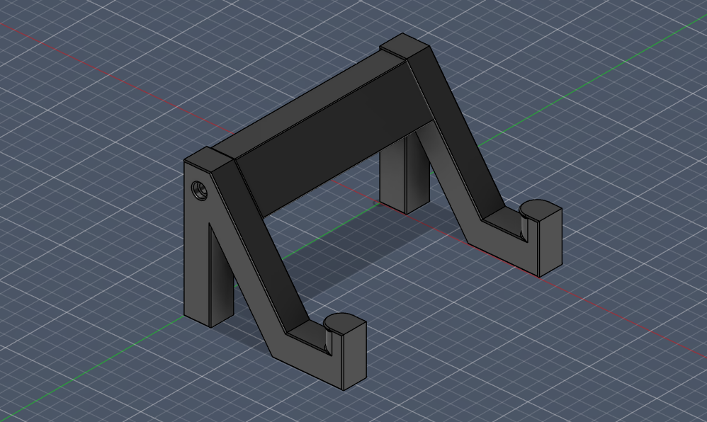 Horizontal Phone Holder on Desktop