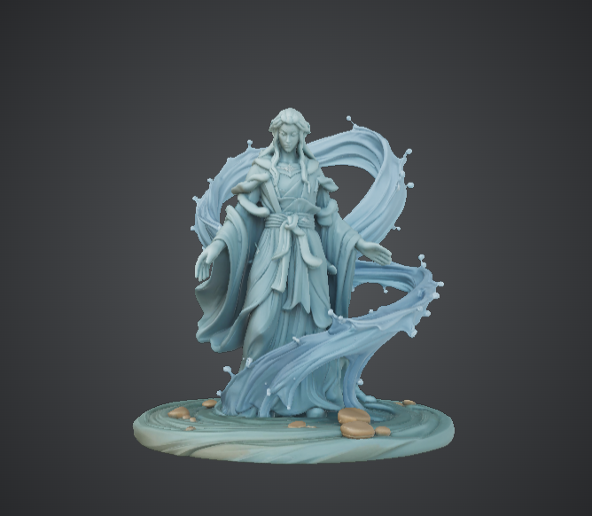 Water Spirit Mage – Flowing Elemental Sorceress