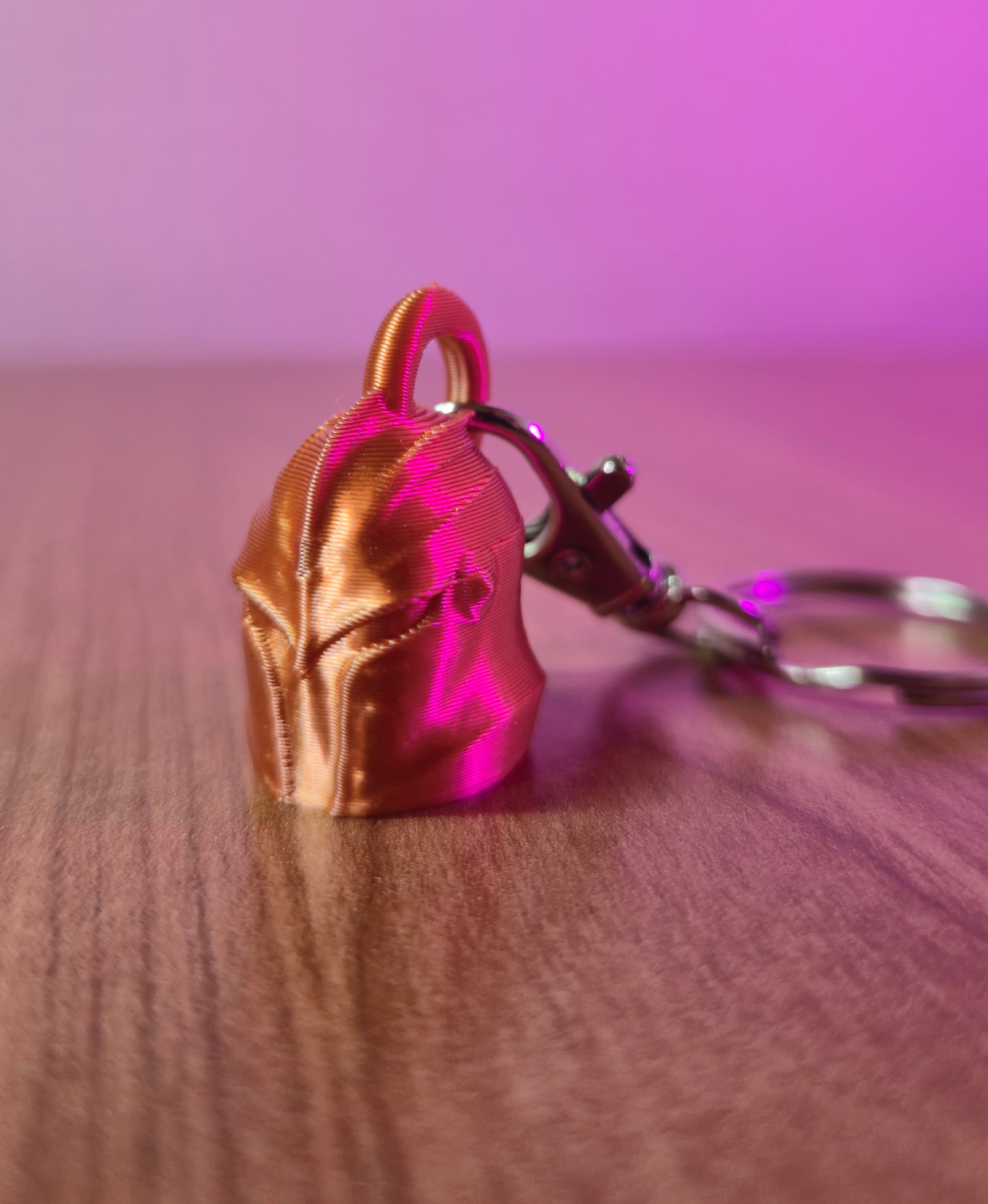 Warrior Helmet Keychain
