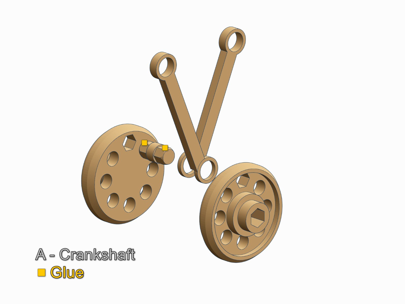 Miniatura 6 do modelo 3D V2-V4 Taurozzi Pendulum Engine