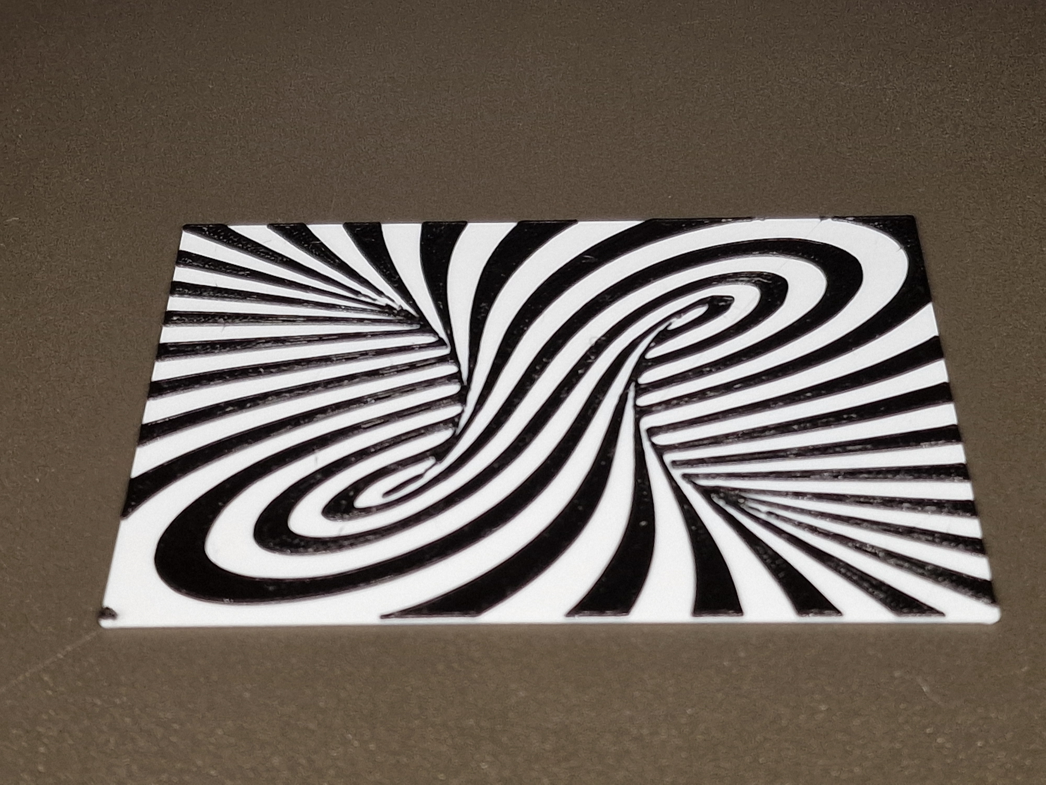3D PRINTED MODERN ART ILLUSION