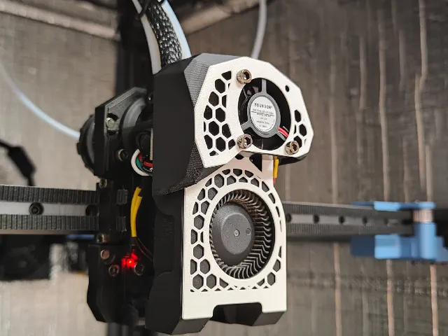 SOVOL SV08 toolhead fan holder + mcu fan