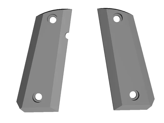 1911 Compact Flat Grip Panels