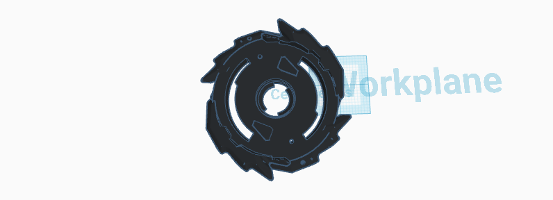 Beyblade burst might morro black plastic fixed