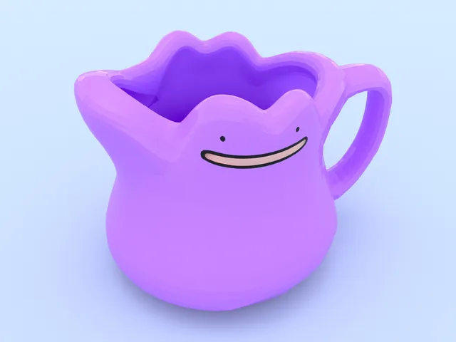 ℗132 Ditto mug Pokemon Cup 3d model