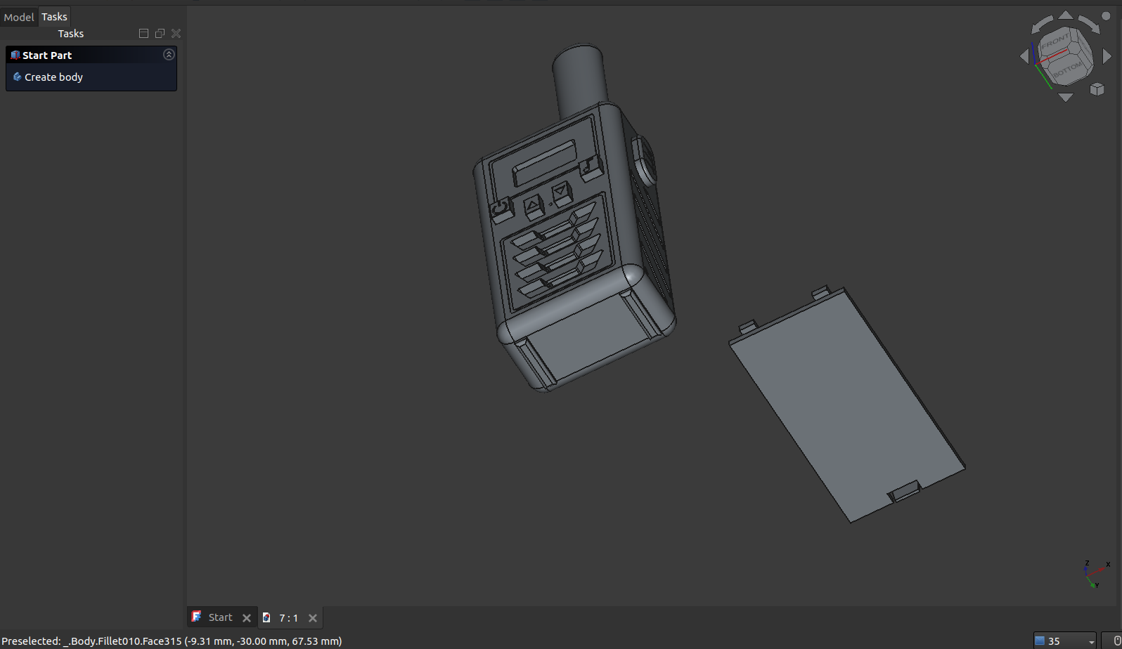 Walkie-Talkie dummy