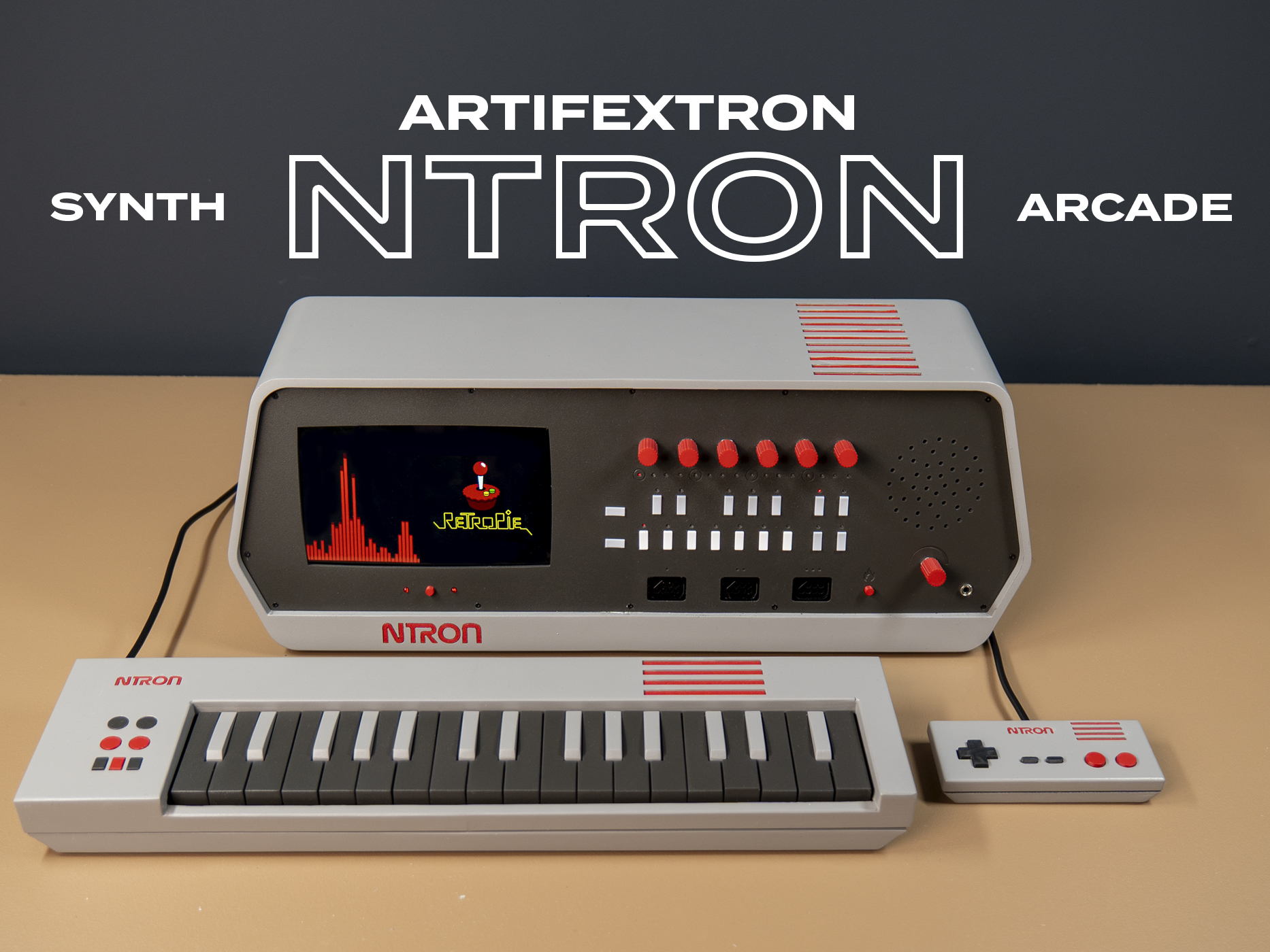NTRON Arcade + Chiptune Synth | DIY