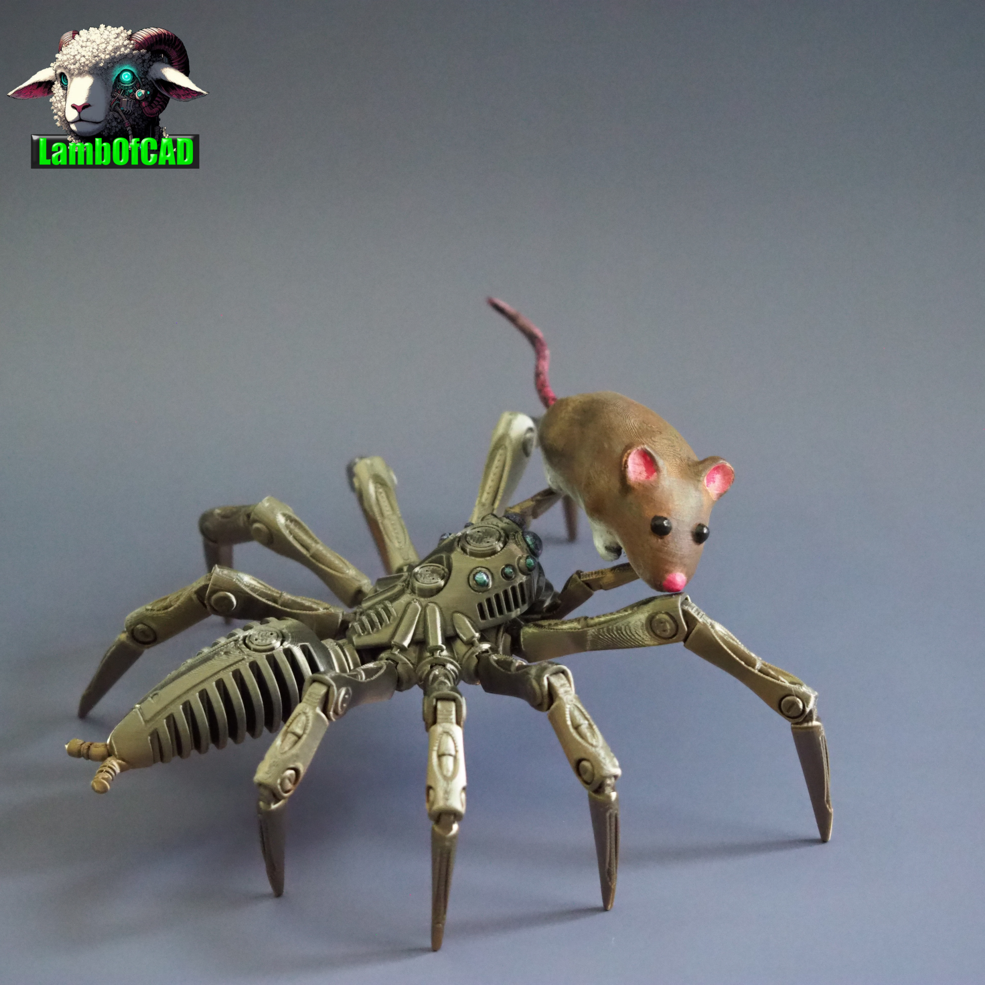 Miniatura 5 do modelo 3D Robotic Jumping Spider