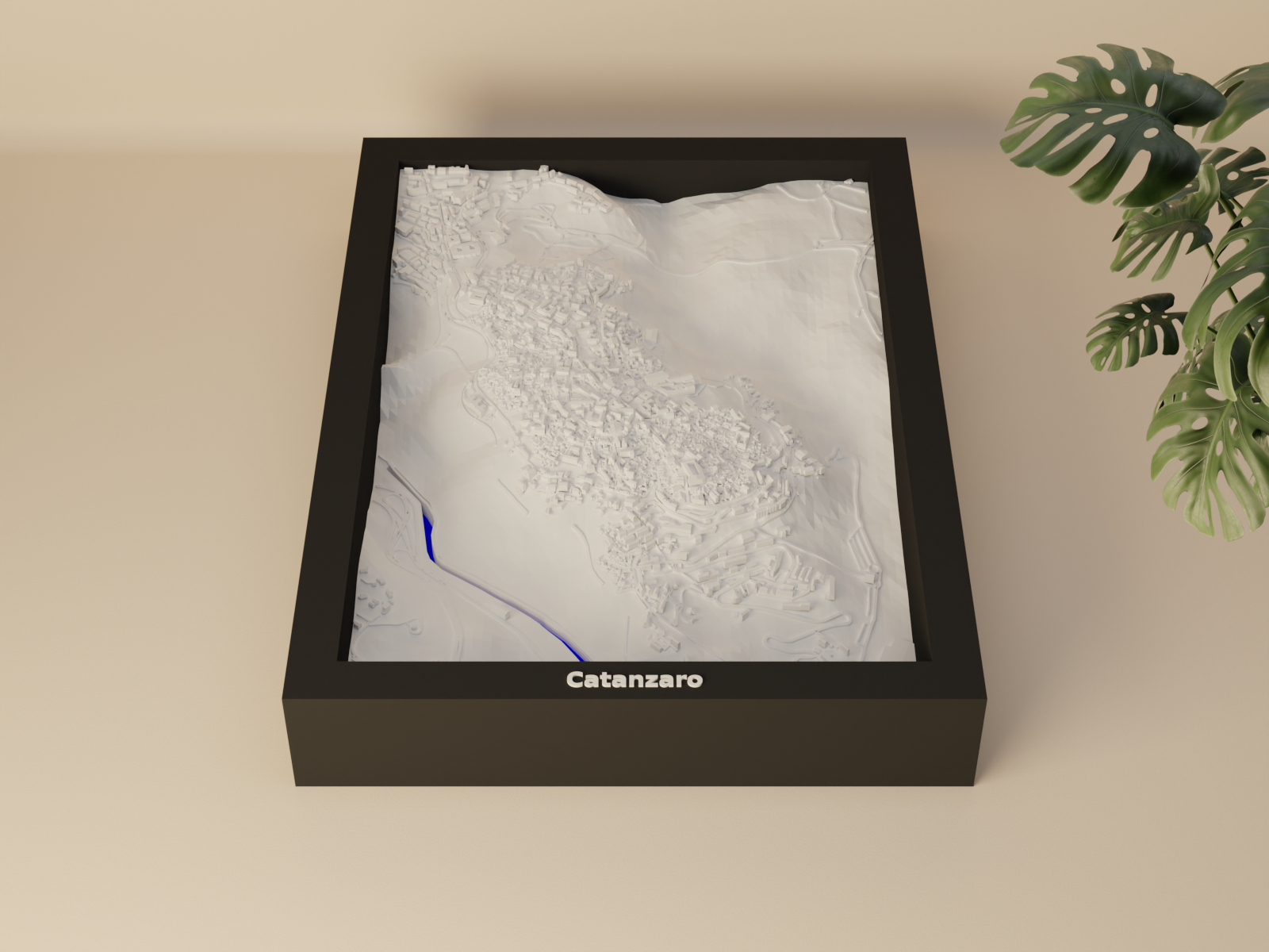 Catanzaro, Italy - 3D Miniature