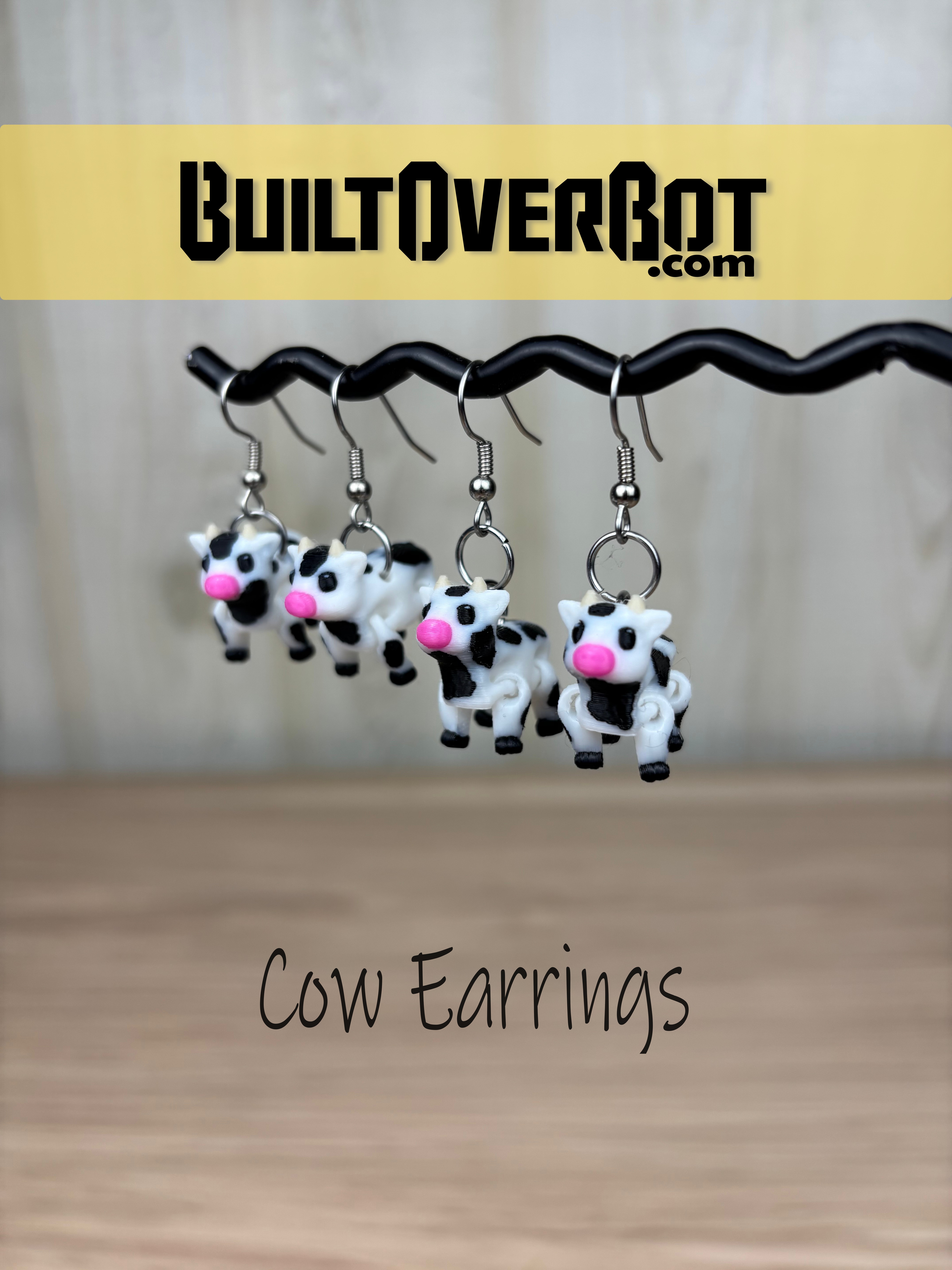 Cow Earrings