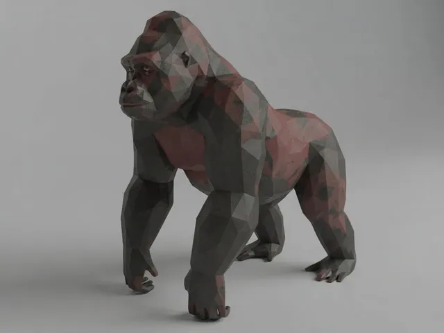 Low Poly Gorilla