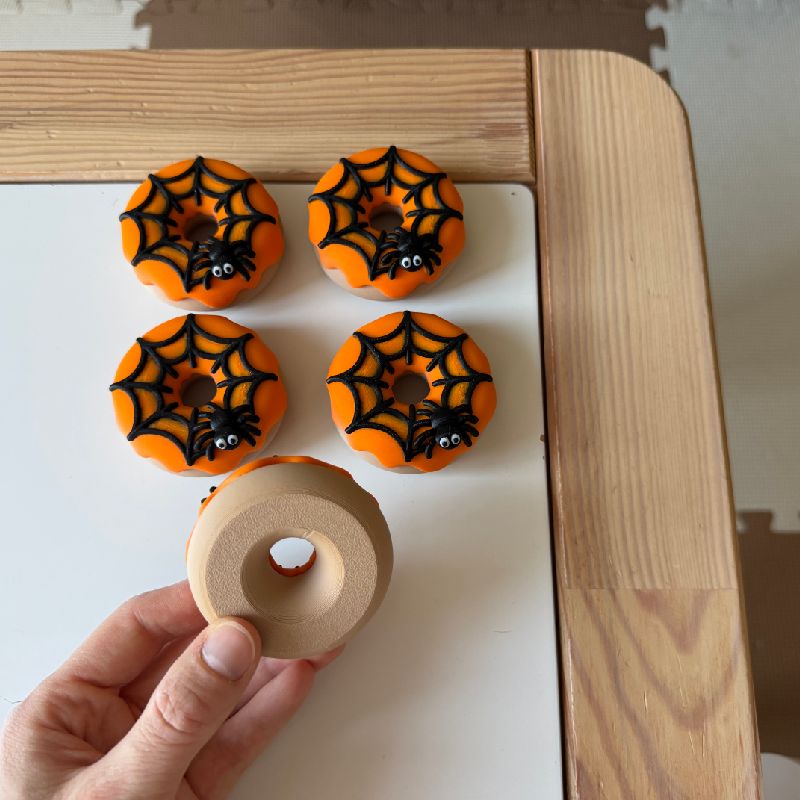 Halloween Spider Donut by Real_Prints | Download free STL model ...