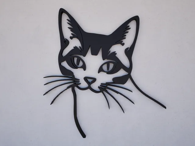 Cat wall mount decoration