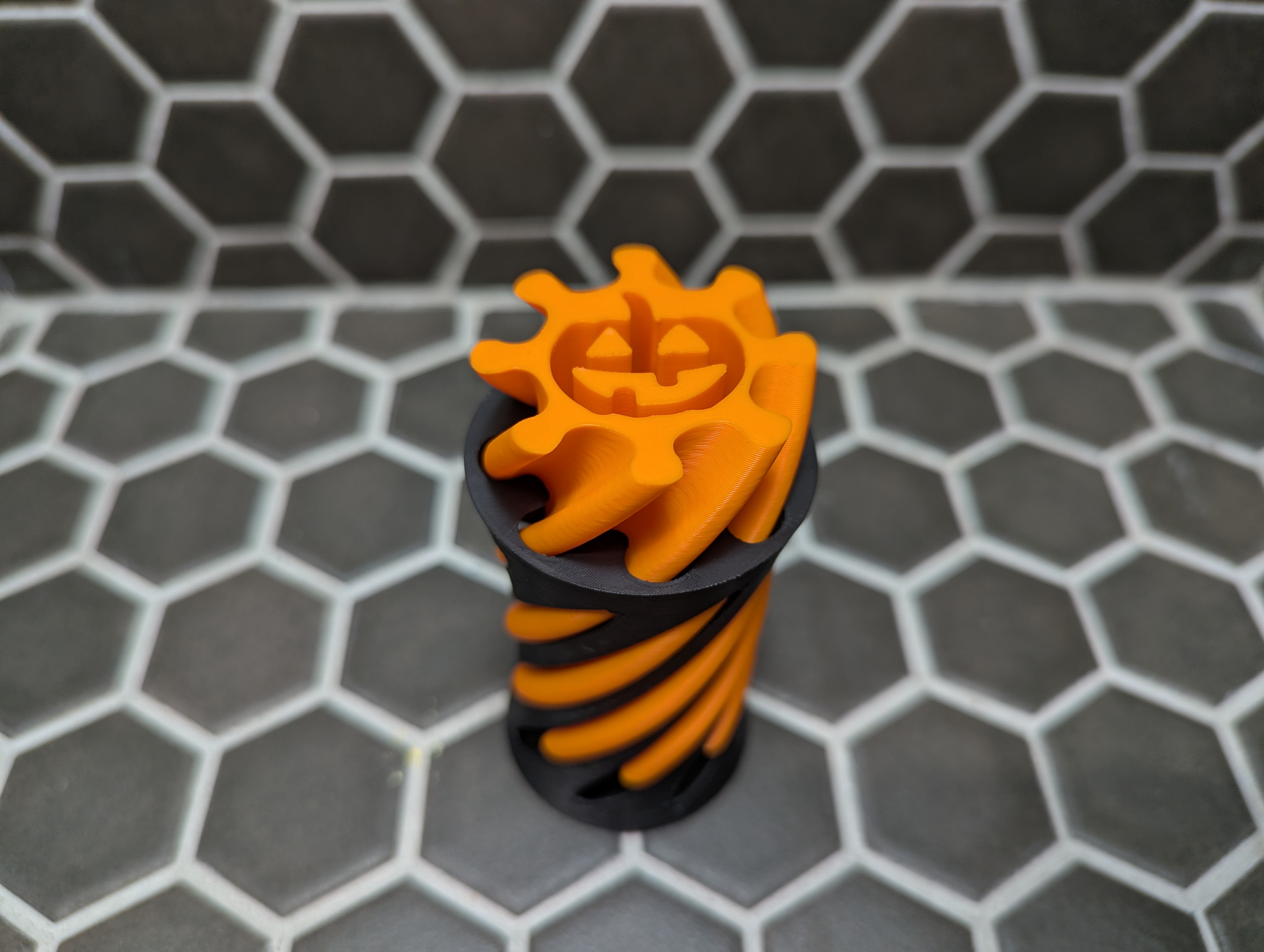 Pumpkin Spiral Vortex Fidget