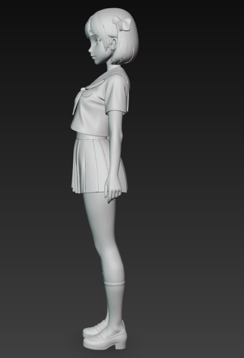 anime school girl — thumbnail 3