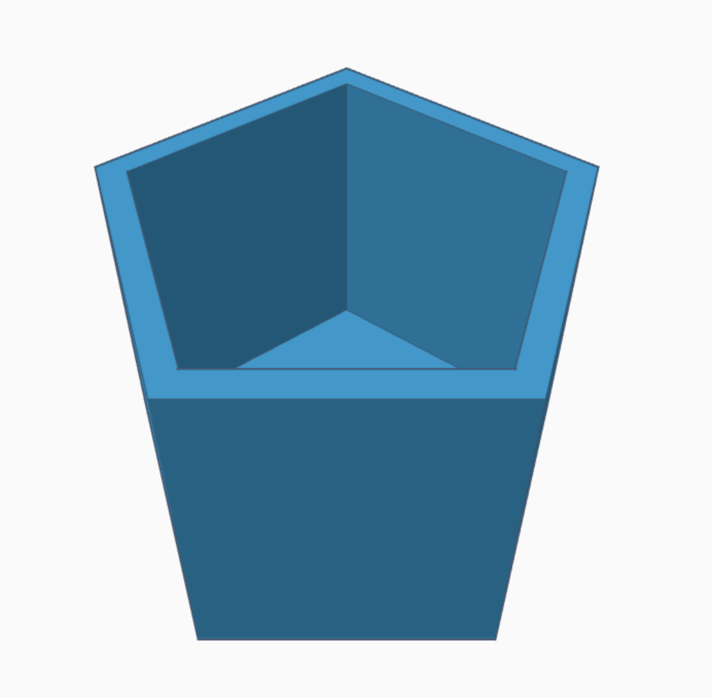 Pentagon Container 3D model