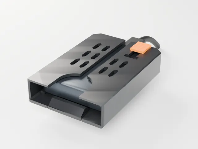 Crucial X10 SSD Case & Mount – Suction Cups, Thumb Ejector, Cable Pass-Through