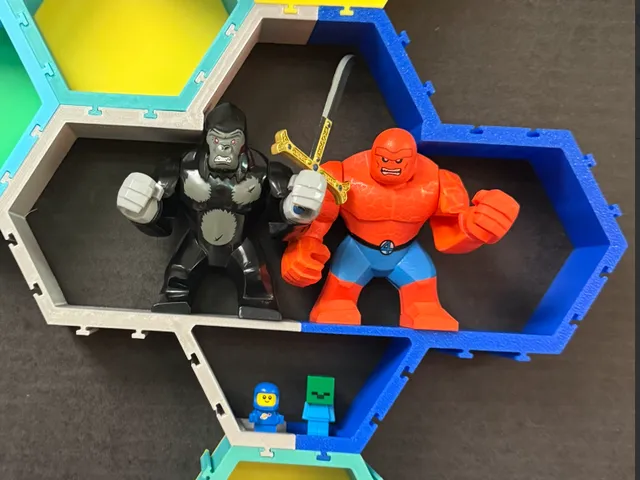 Large Big Fig Shelf for Updated Lego Hex