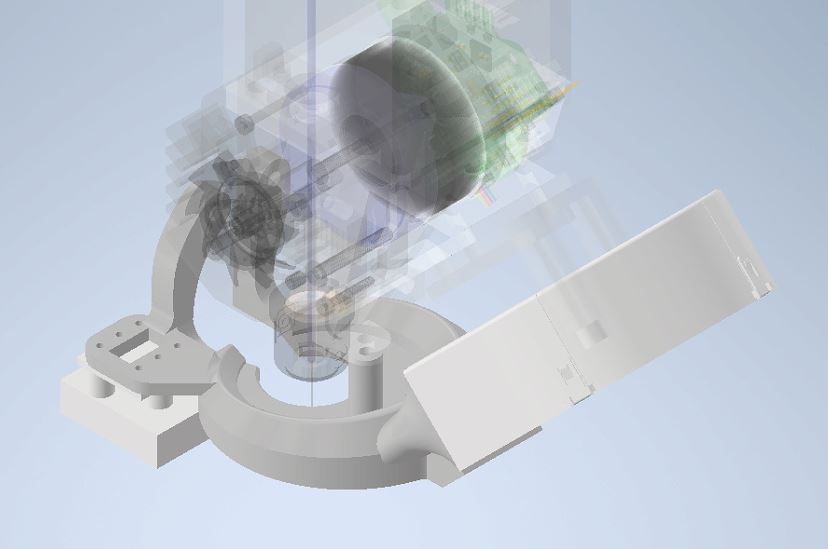 Fan duct for Smart Orbiter V3 Revo extruder on Raise3D Pro 2