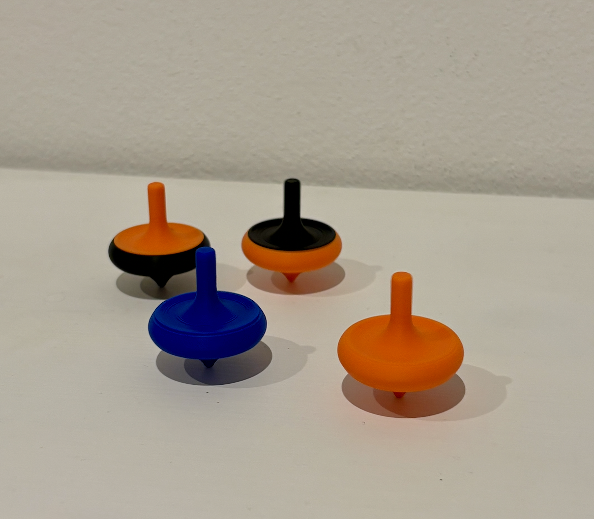 Fast Fidget Spinning Top – modular & customizable