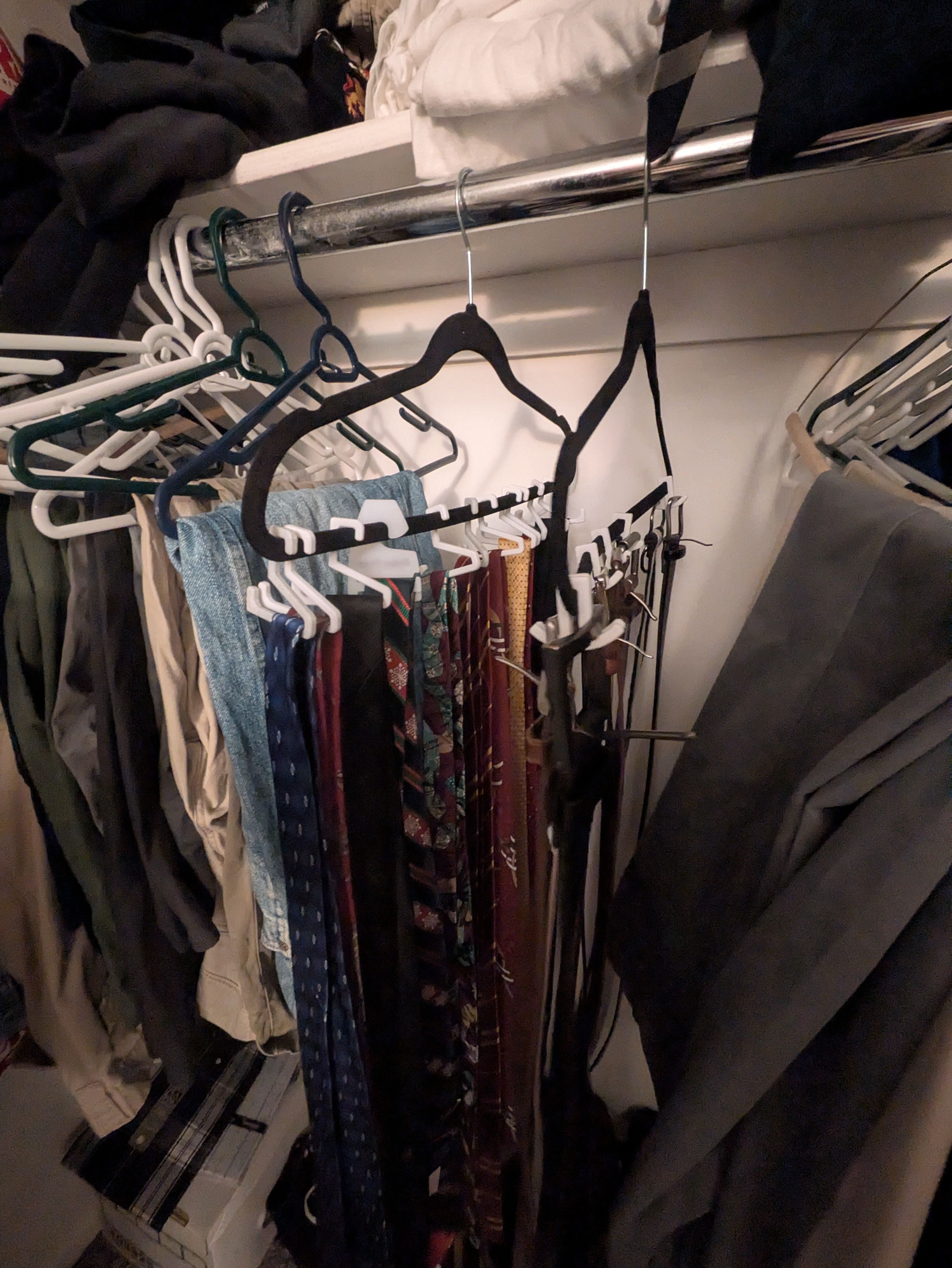 Closet Tie and Belt Organizers