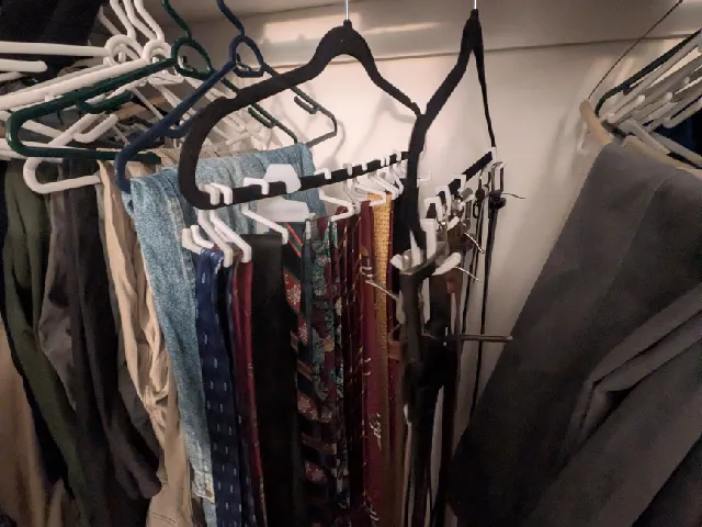 Closet Tie and Belt Organizers