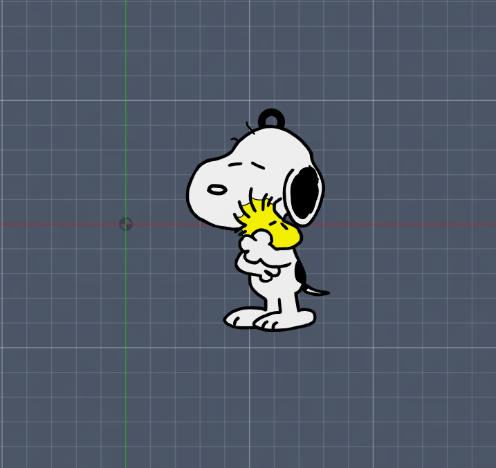 Snoopy & Woodstuck Keychain / Llavero de Snoopy & Woodstuck
