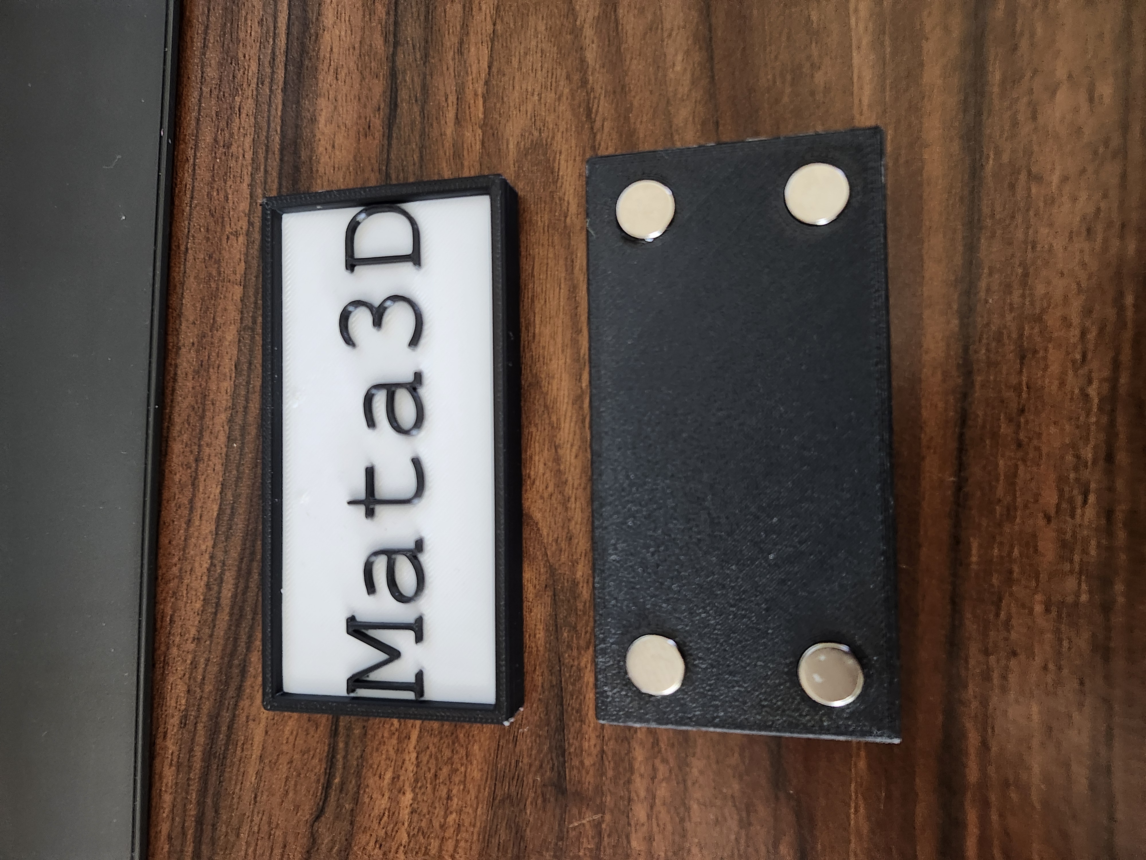 Mata3D Logo Nameplate