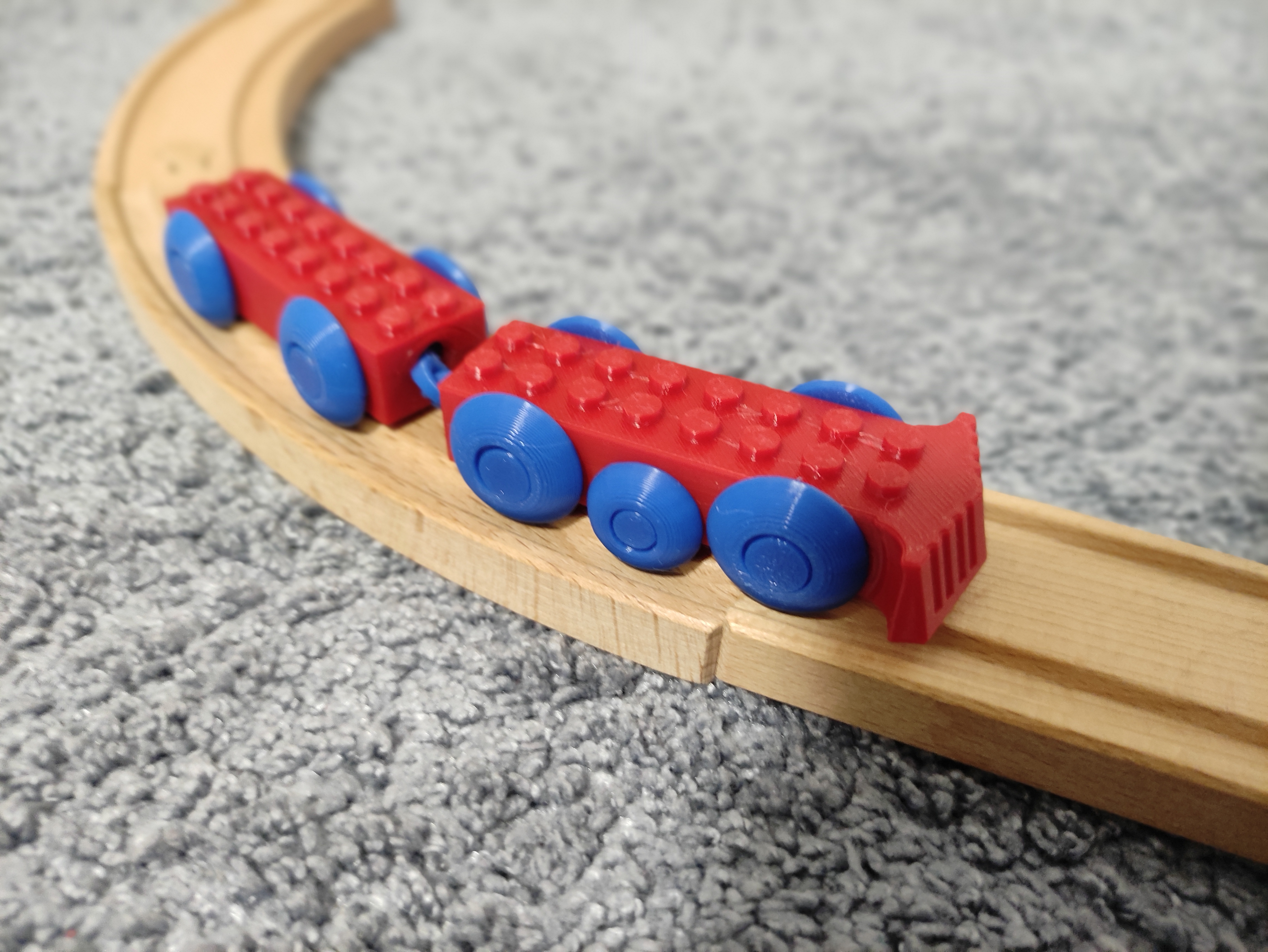 Miniatura 2 do modelo 3D Tiny train Brio/duplo adapter