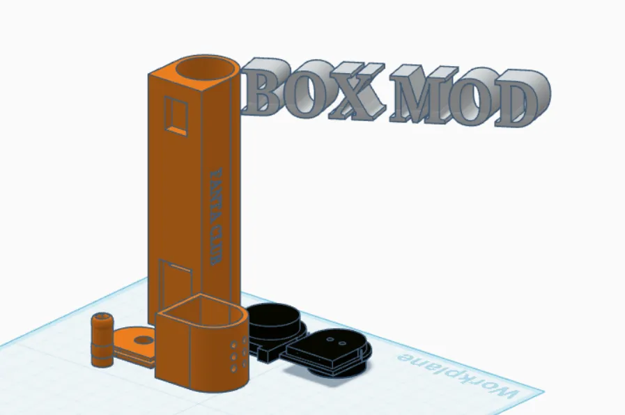 vape mod parts a box for vaping made up of based on components an 18650 battery charging board and a button with pads by cuyvs dragonfruit Flavors:Sour Apple Ice Pink Lemonade Minty O's