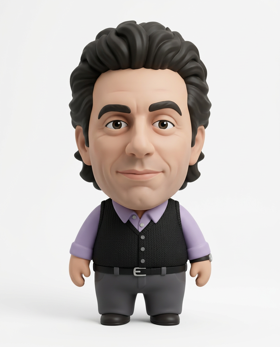 Figures of the Seinfeld Main Cast (Jerry, Elaine, George, Kramer)