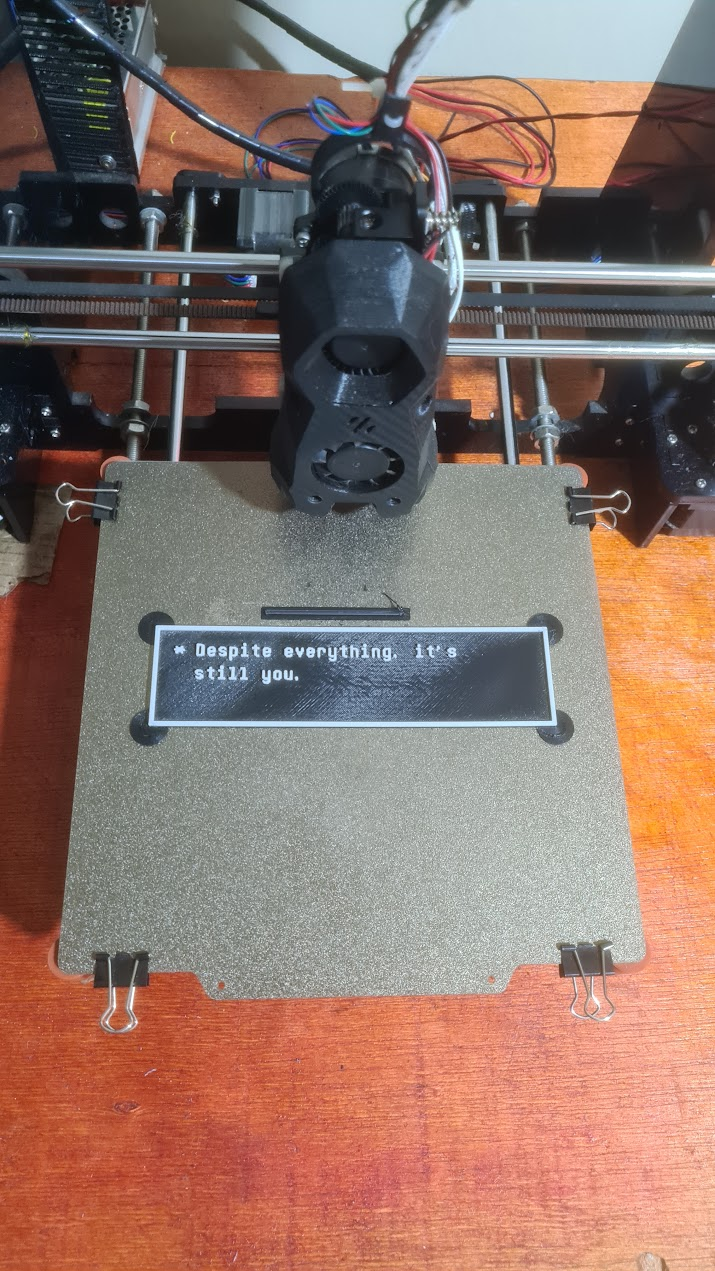 "Despite everything, it's still you" Undertale Sign