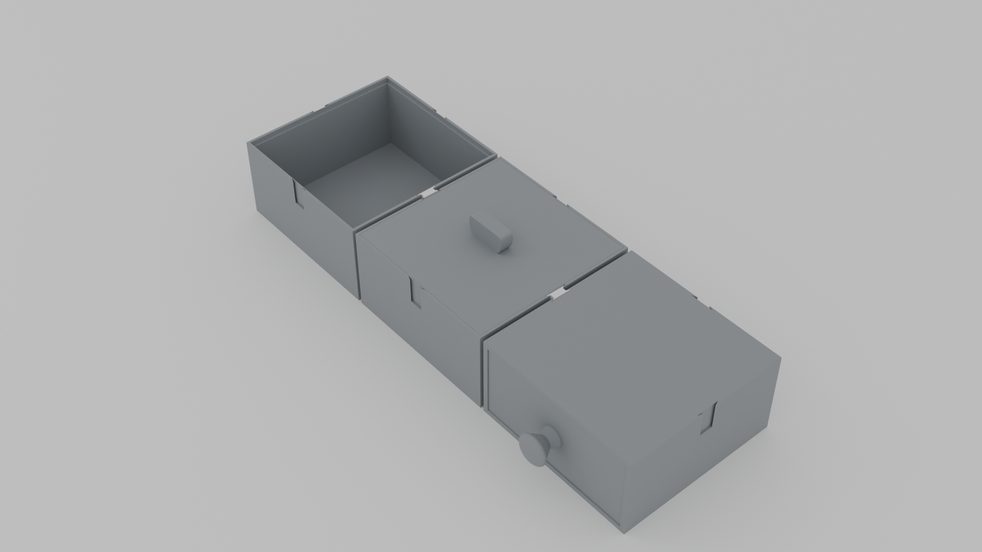 Miniatura 2 do modelo 3D Modular desk organiser - Customisable