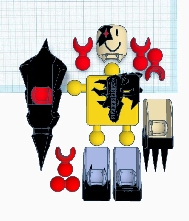Articulated John Doe from Forsaken (Roblox Figure) by FanBlox