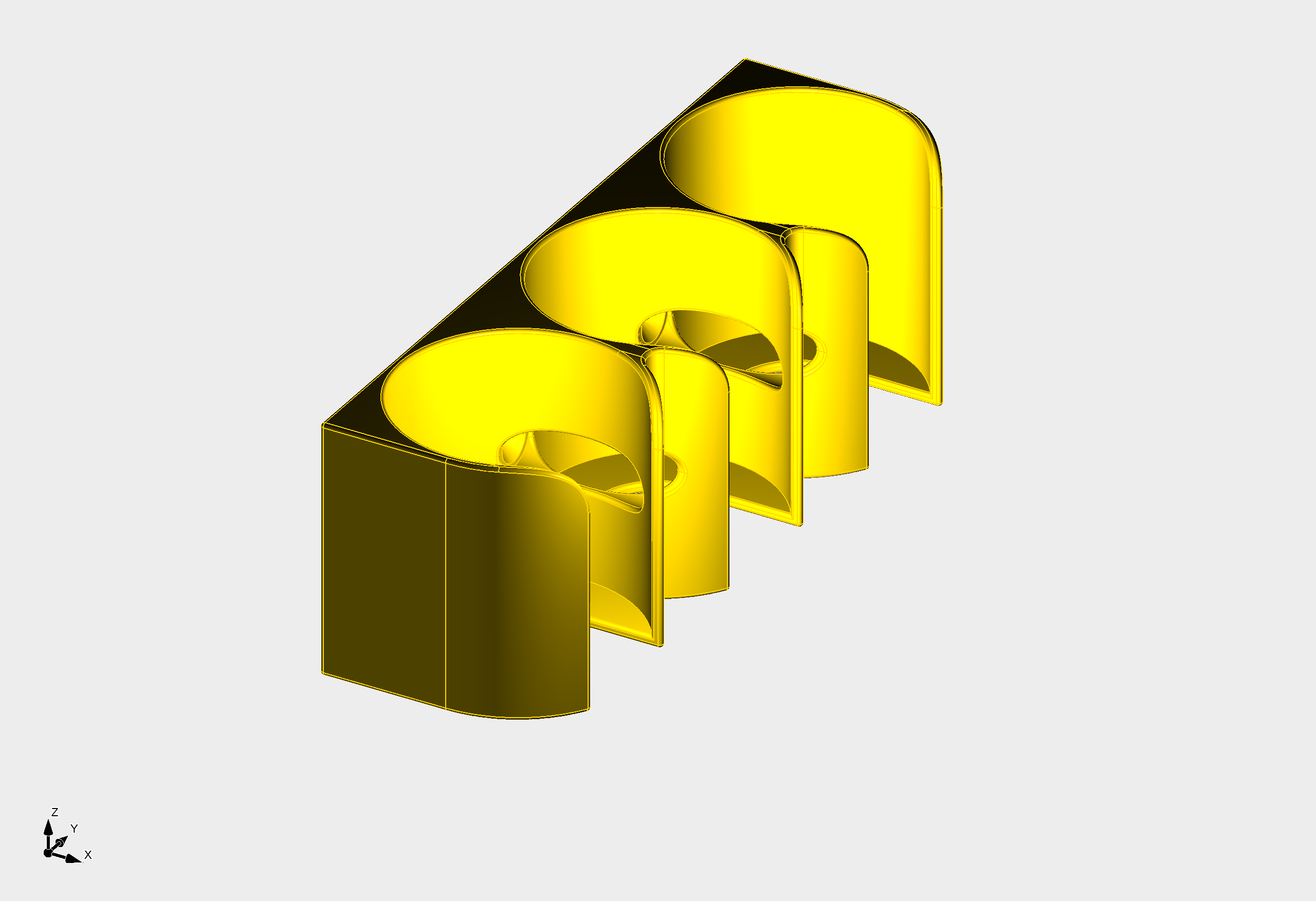 Wall mount bracket for 3 spray cans