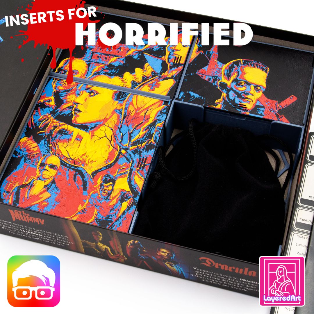 HORRIFIED INSERTS / ORGANIZER BY AM-MEDIA [MULTICOLOR WITH ANY 3D PRINTER]