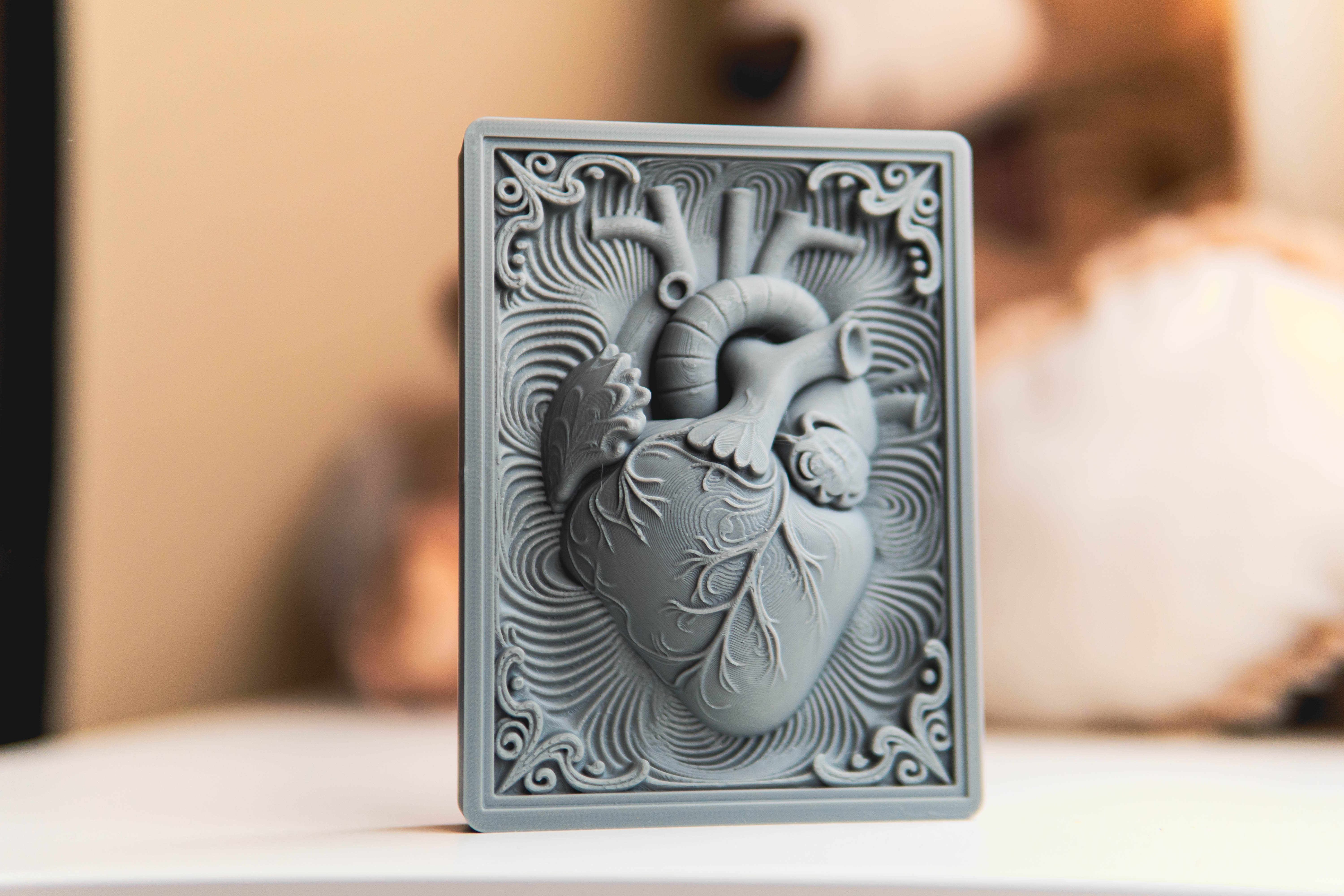 Heart - Unified Bas Relief Art