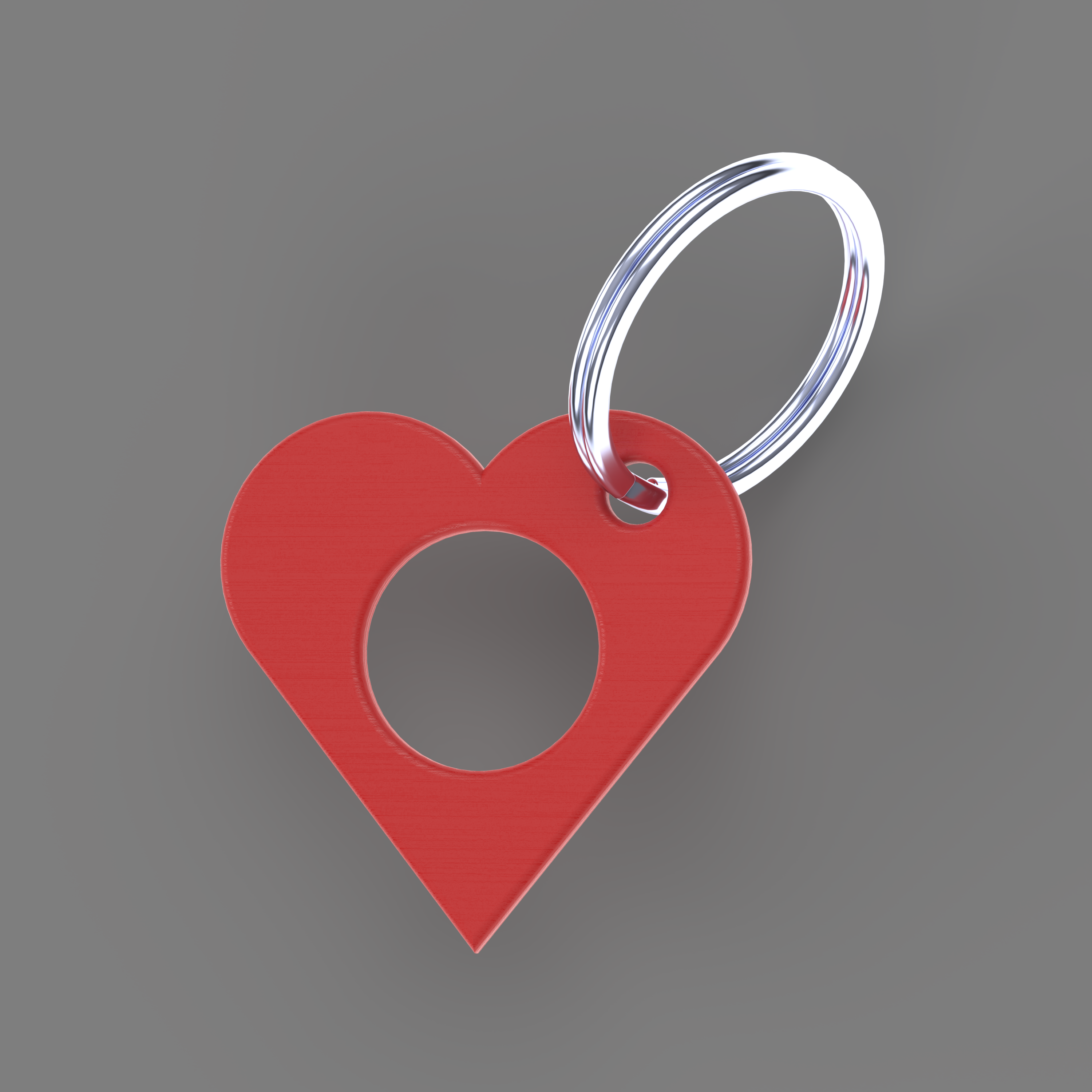 Minimalistic Heart Keychain (45mm)
