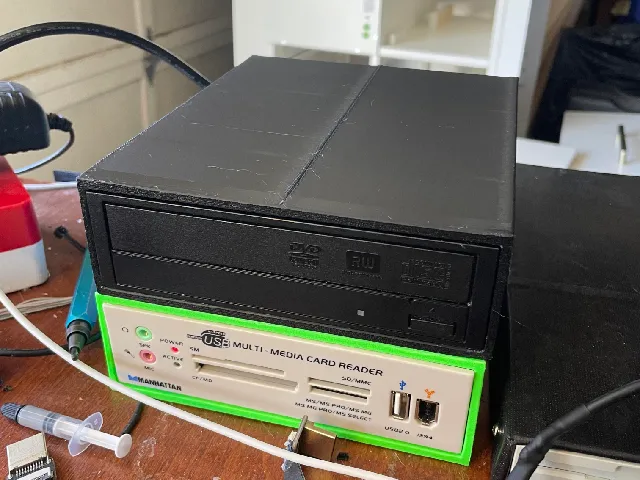 5.25" optical enclosure (modified!)