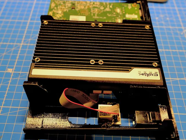 1U case for mounting CWWK mini pc in 10 inch rack