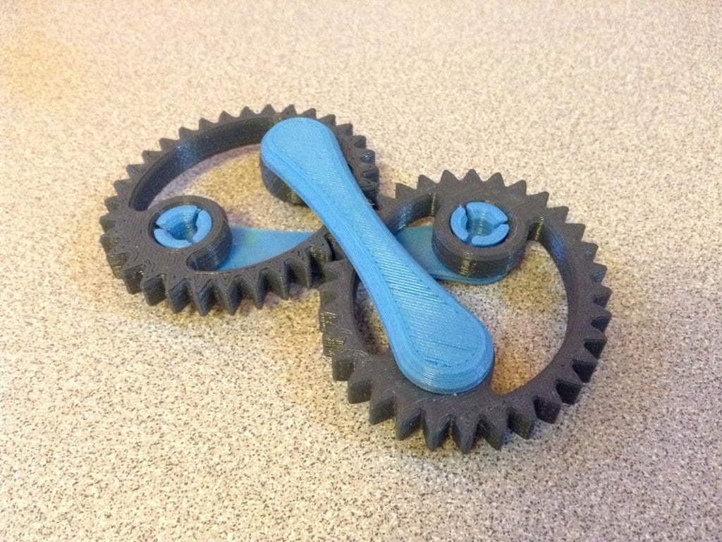 Elliptical Gear with no center pivot