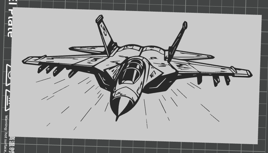 Generic jet 6 wall art