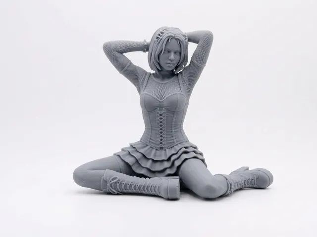 Dark Elegance: Relaxed Cyber Goth