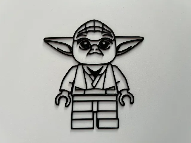 Yoda Wall Art #6 (Lego)